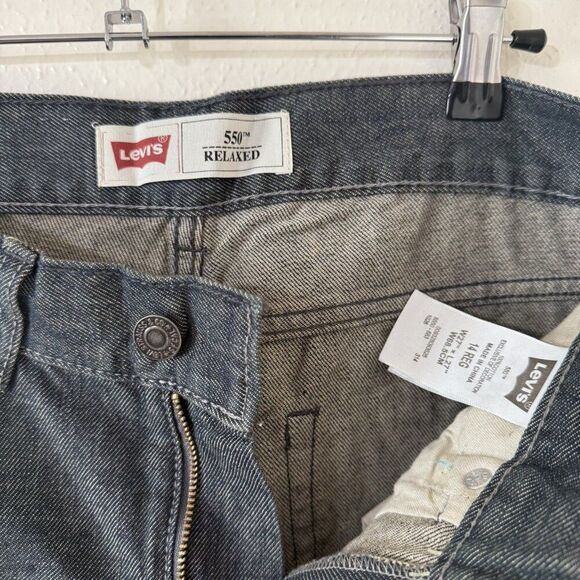LEVI’S 550 Humboldt Relaxed Fit Tapered Denim Jean Gray Size 14 Reg 27x27 Gray - Picture 4 of 7